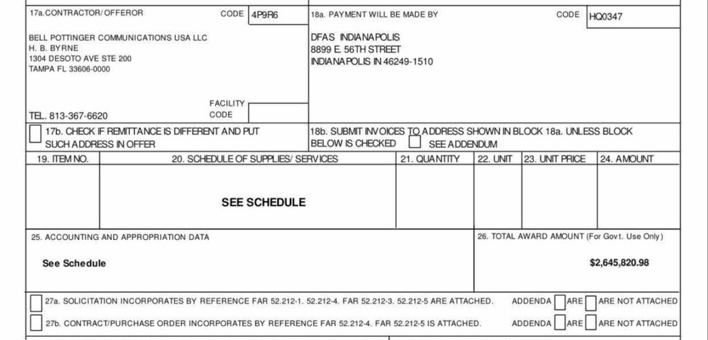 Bell Pottinger: Global PR and Communications Agency Contracts with the Department of Defense (DOD)