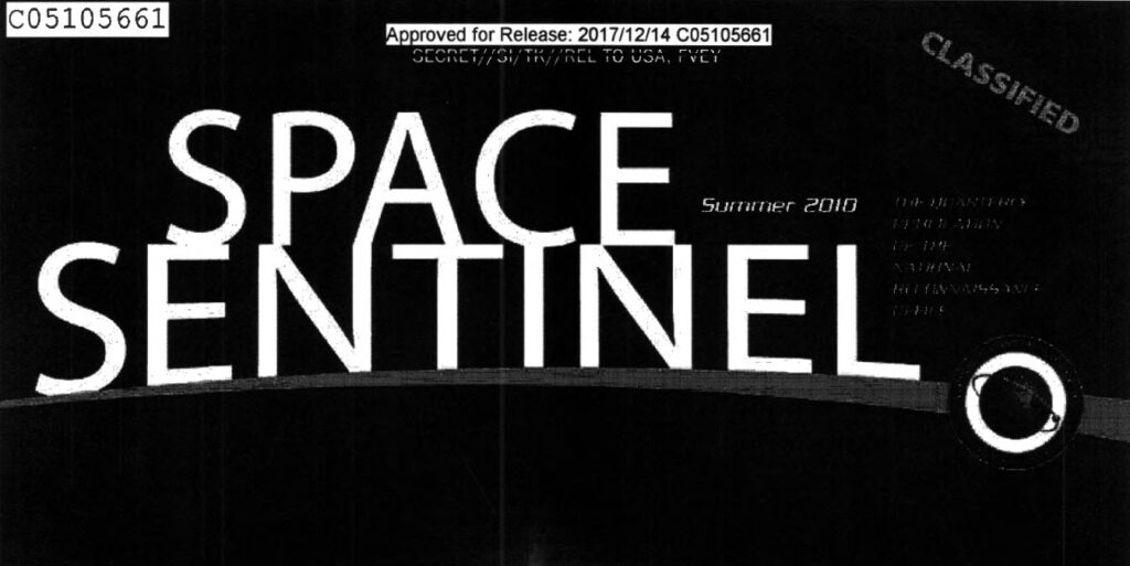 National Reconnaissance Office (NRO) Official Magazine: The Space Sentinel