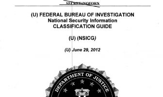 FBI Classification Guidebooks