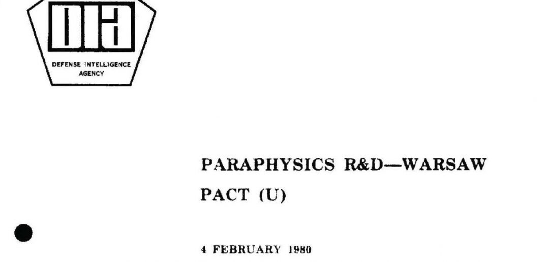 Paraphysics R&D – Warsaw Pact, March 30, 1978 - The Black Vault