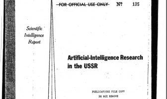 CIA Scientific Intelligence Reports on Artificial Intelligence Research in the USSR, September 1964