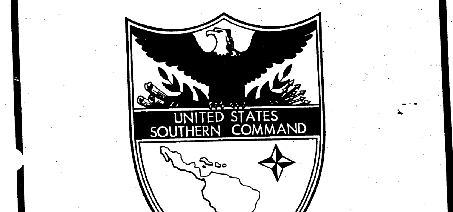 United States Southern Command USCINCSO Counternarcotics Campaign Plan, Date Unknown