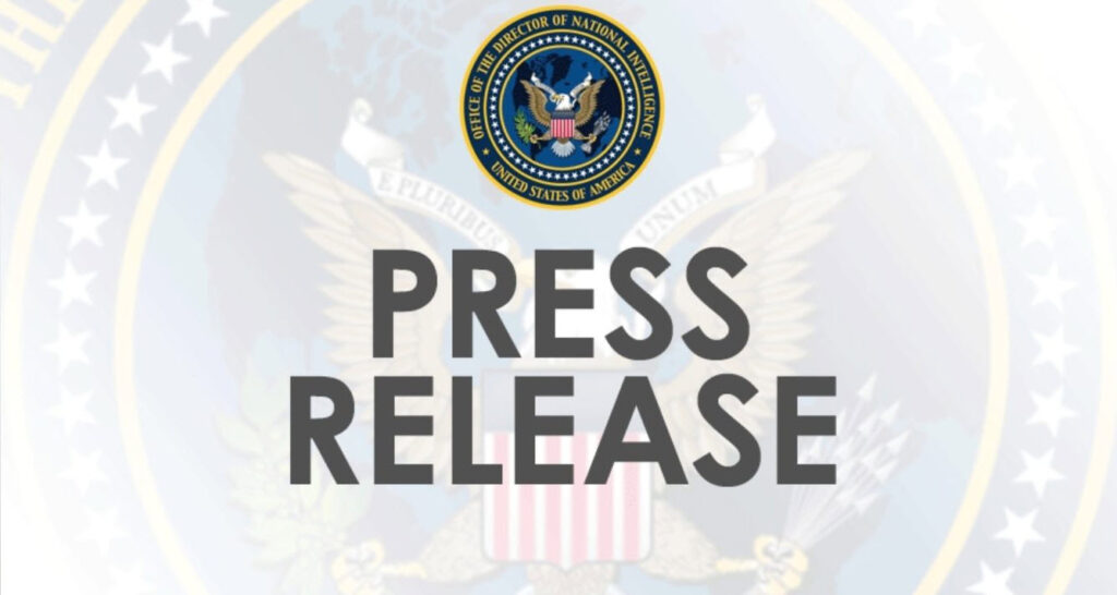 Intelligence Community Statement on Origins of COVID-19, April 30, 2020