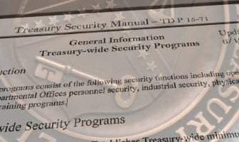 Treasury Security Manual (TD P15-71), June 2011