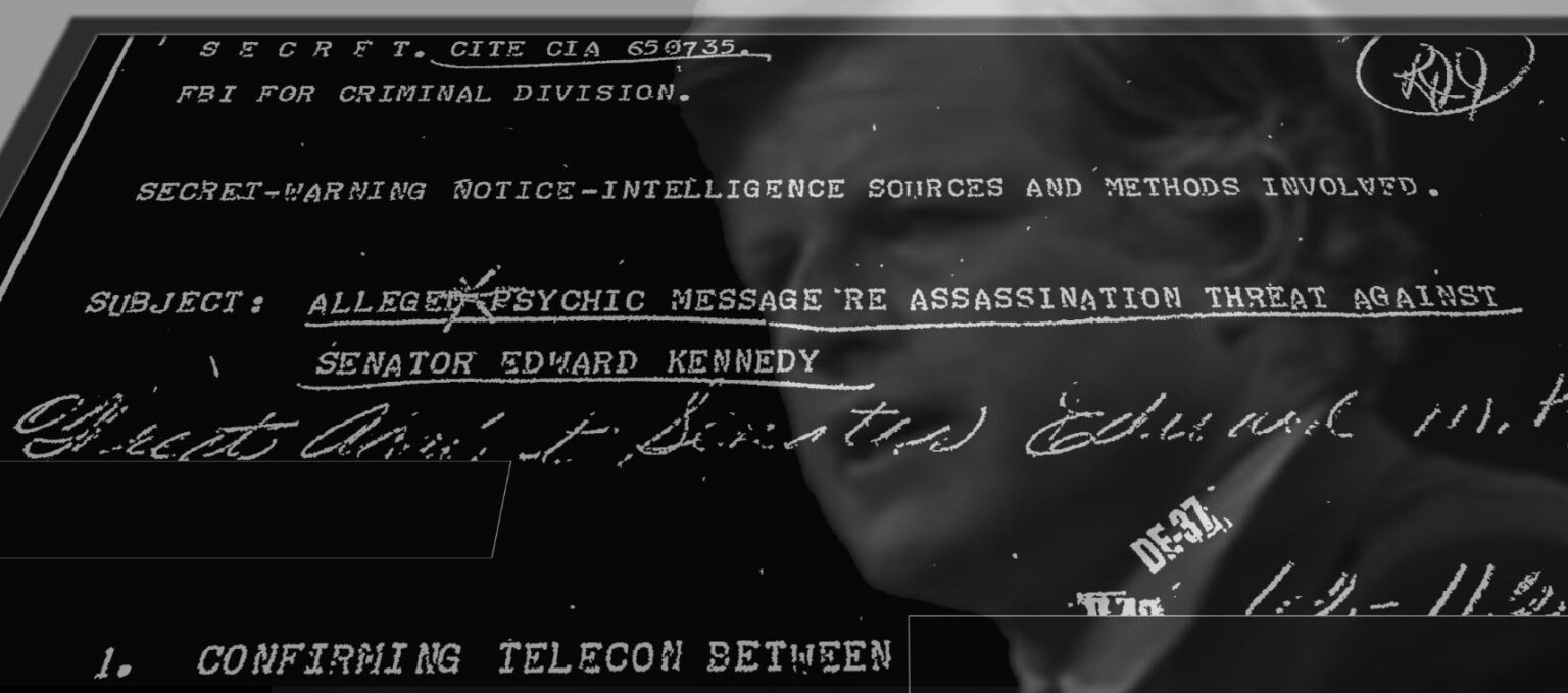 Alleged Psychic Message Re: Assassination Threat Against Senator Edward Kennedy, April 1980