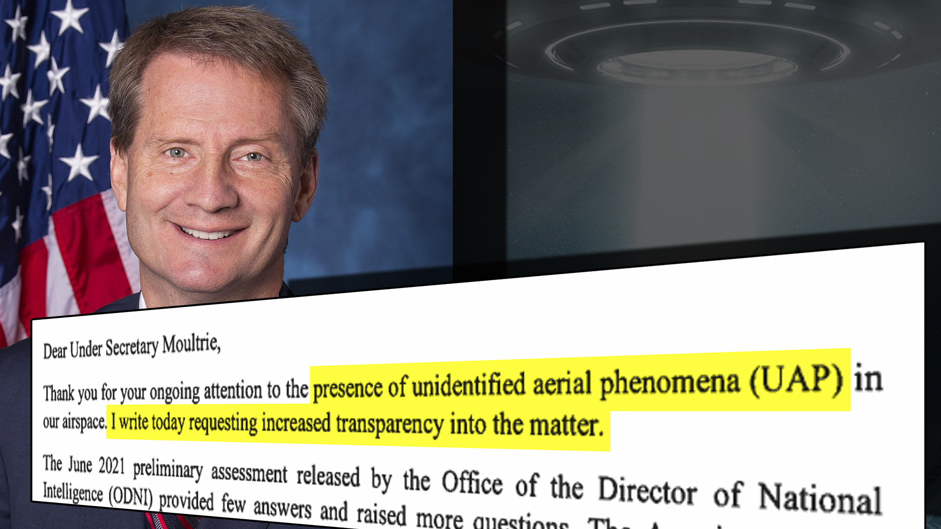 Rep. Tim Burchett: “Our citizens can handle the truth [about UFOs]…”