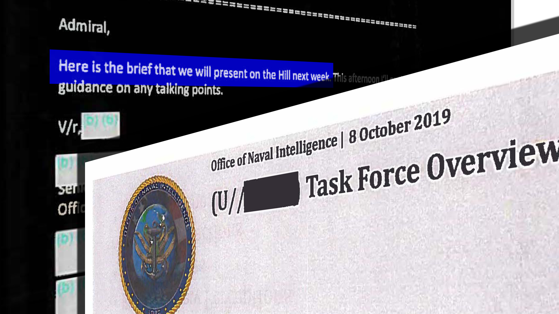 U.S. Navy Releases Heavily Redacted UAP/UFO Briefing Given To Congress in October 2019