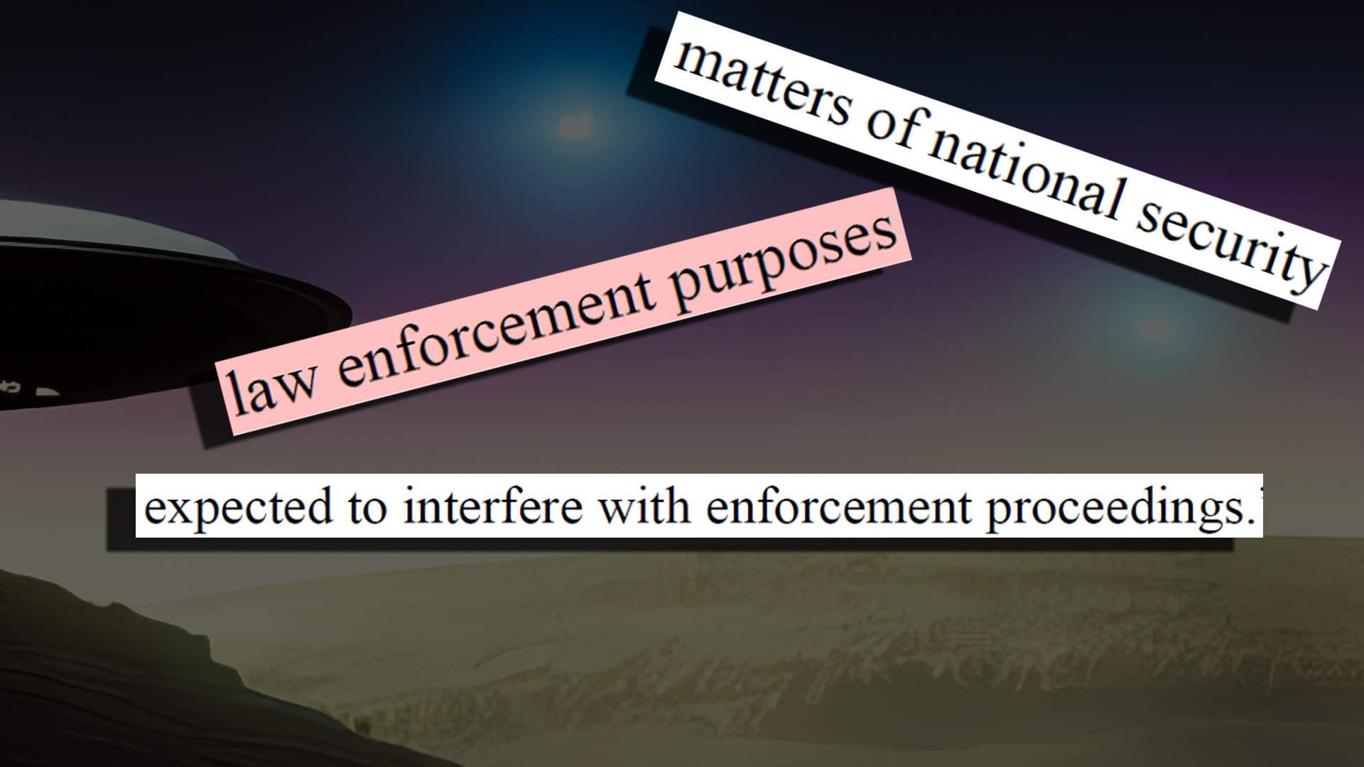 Ep. #123 – DoD Makes Major Play To Block Release of UAP Information