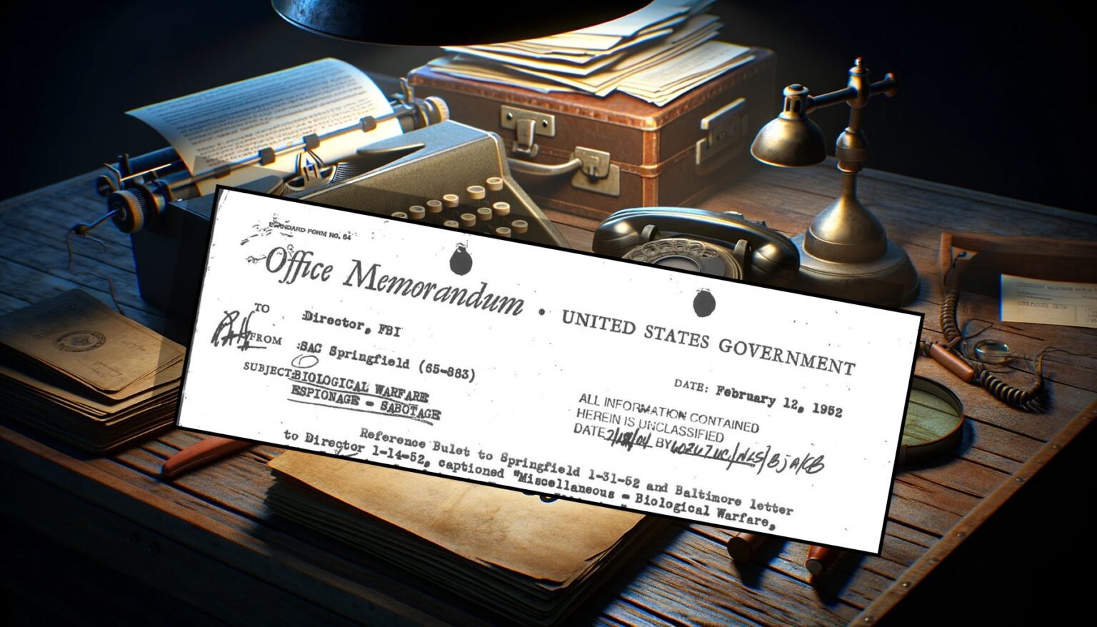 FBI File: Bacteriological Warfare