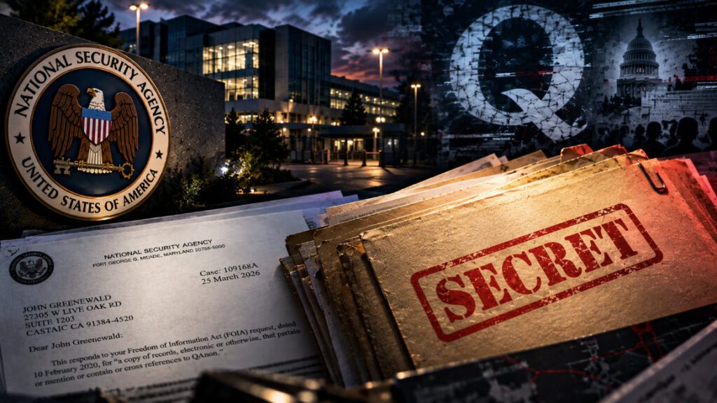 NSA Located a Classified QAnon-Related Record — All Three Pages Were Withheld