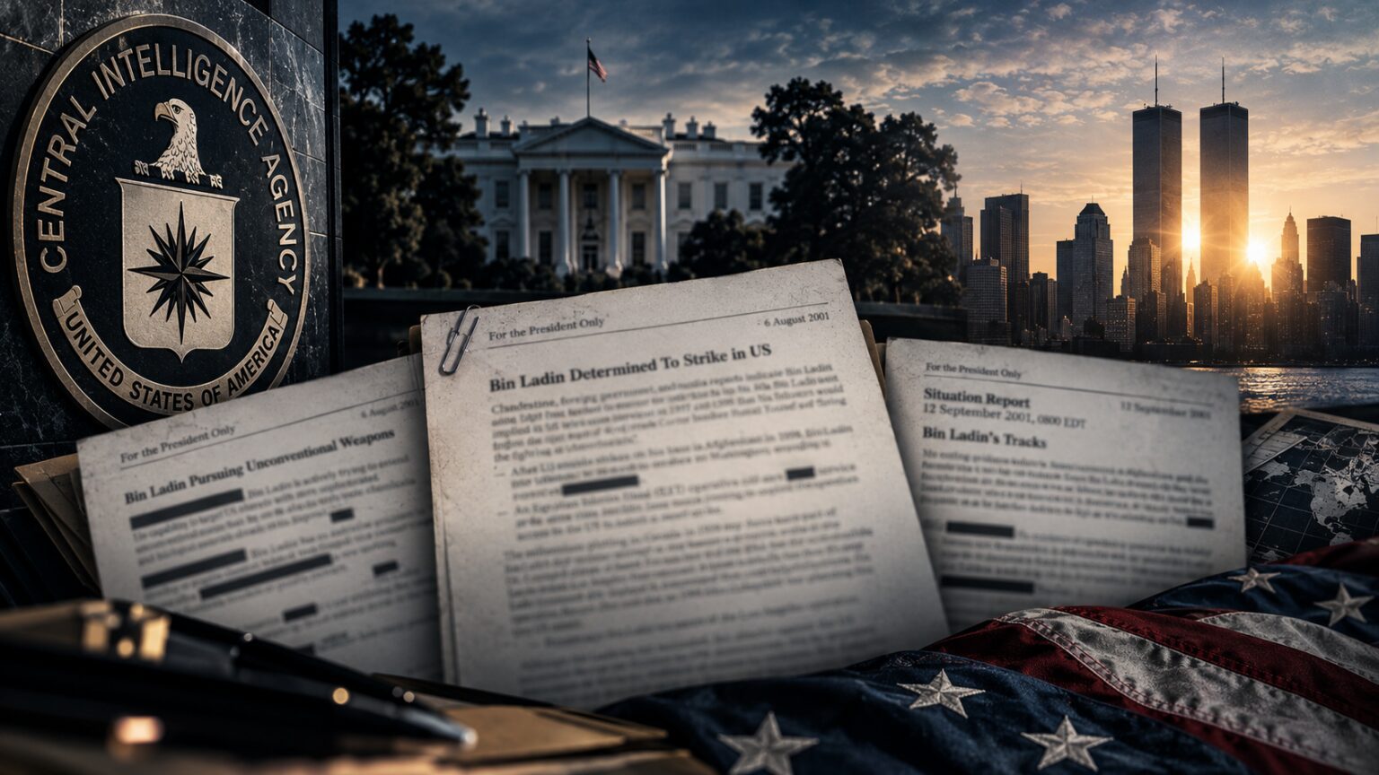 CIA Releases 71 Presidential Daily Briefs Detailing Intelligence Before 9/11 Attacks